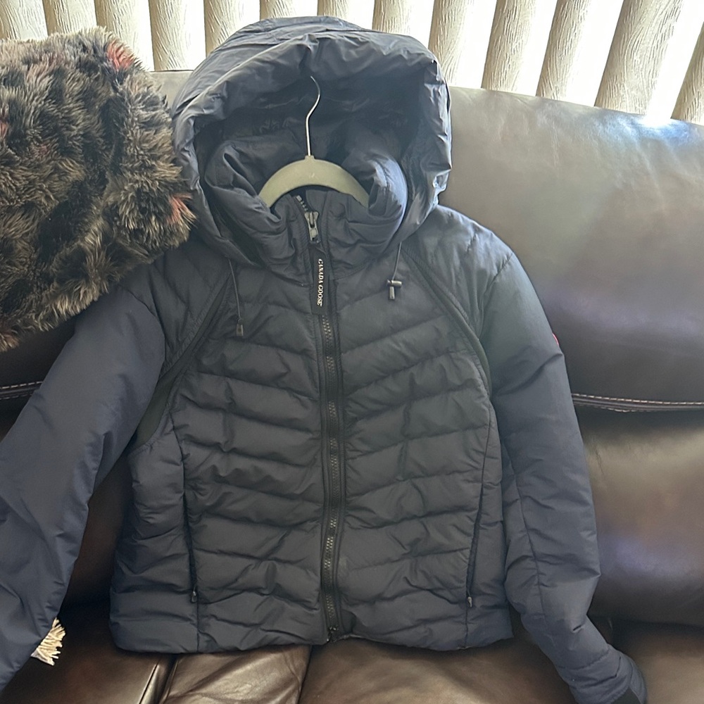 Canada Goose Navy Puffer Jacket